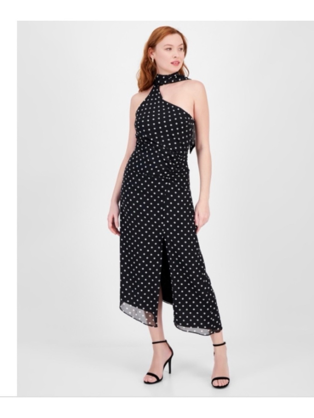 RACHEL Rachel Roy Womens Hope One-Shoulder MIDI Dress size 2